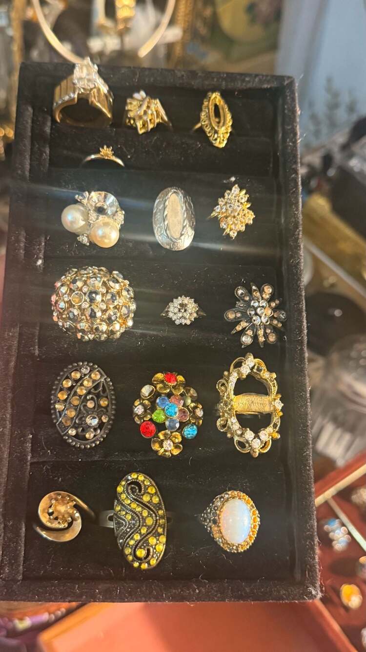 All Flawed Vintage Ring Lot